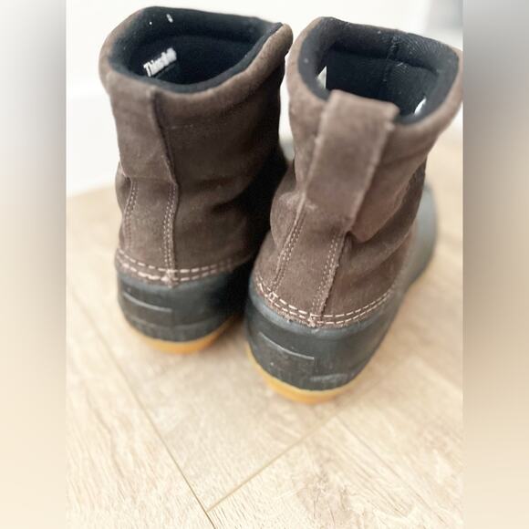 Sorel Men\'s Brown Thinsulate Winter Duck Toe Waterproof Suede Ankle Boot Size 13 main image 4